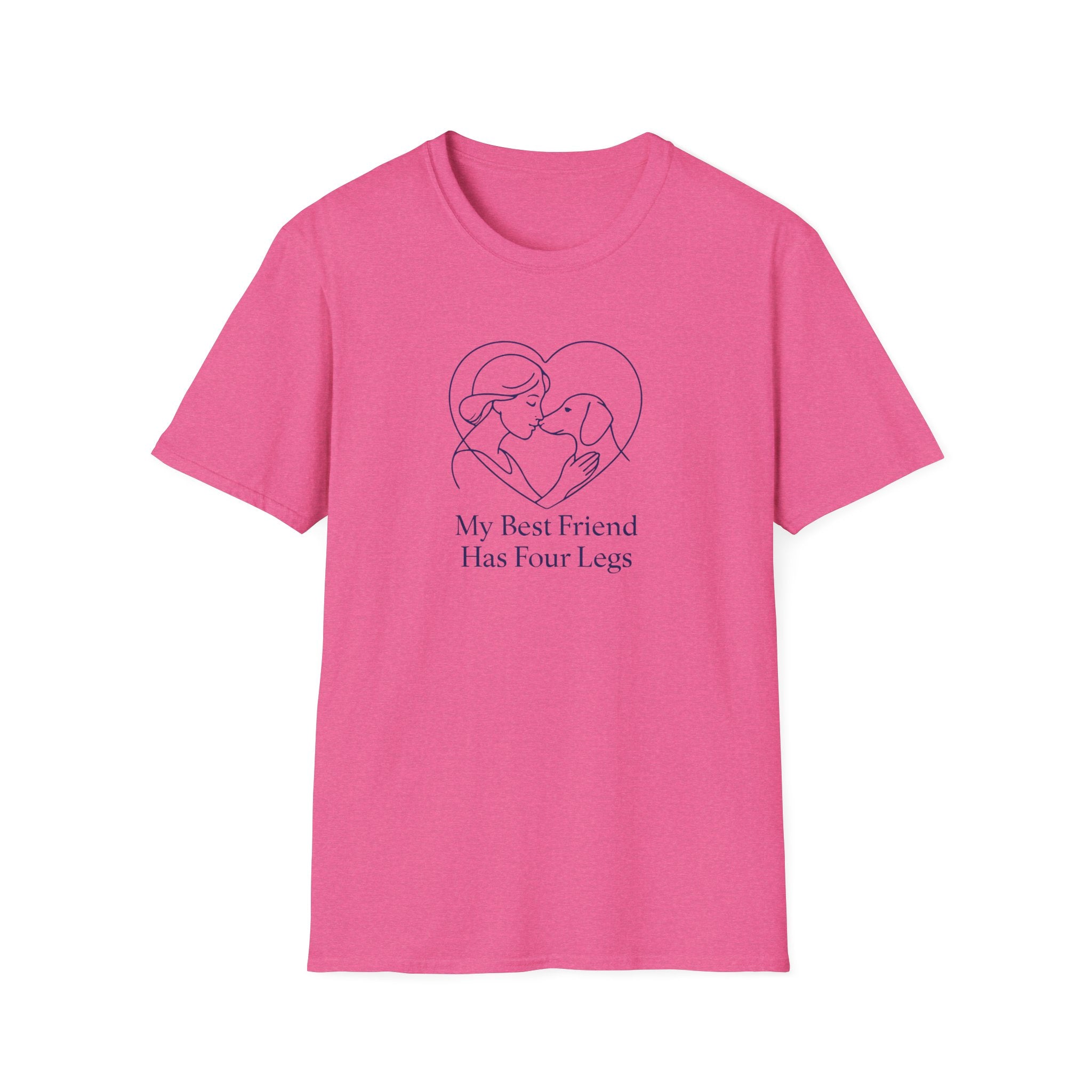 Dog and Woman Heart T-Shirt