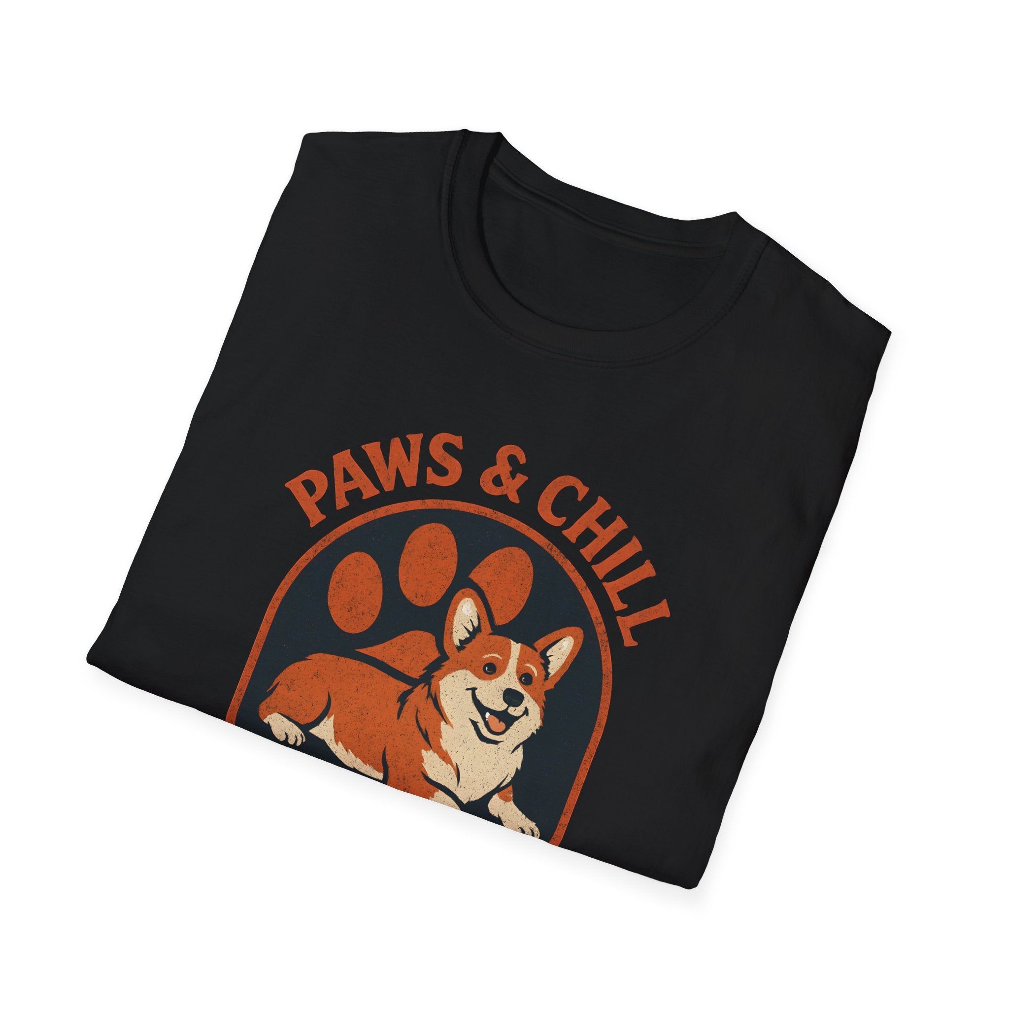 Corgi Paw Print T-Shirt