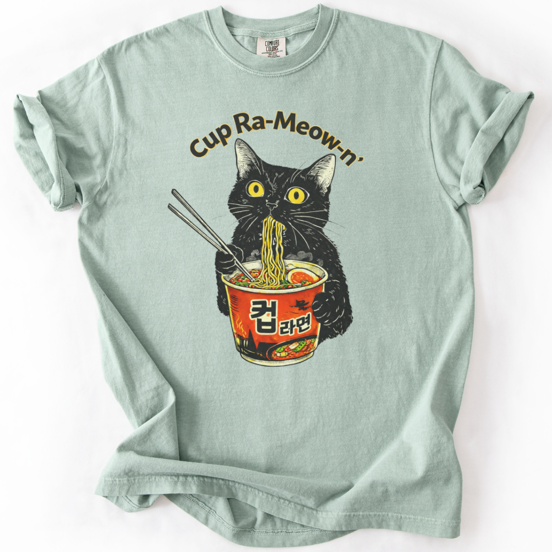 Cup Ra-Meow-n' T-shirt