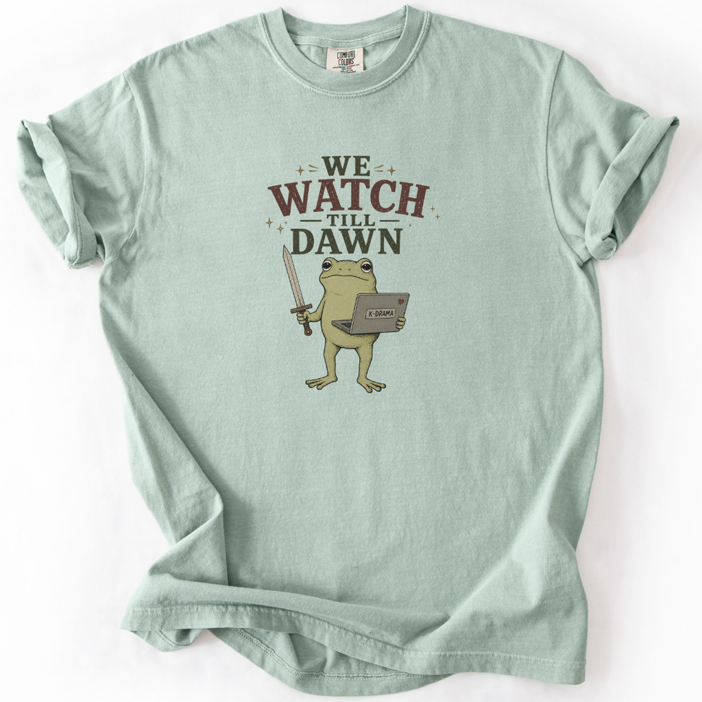 We Watch Till Dawn Frog K-Drama T-Shirt