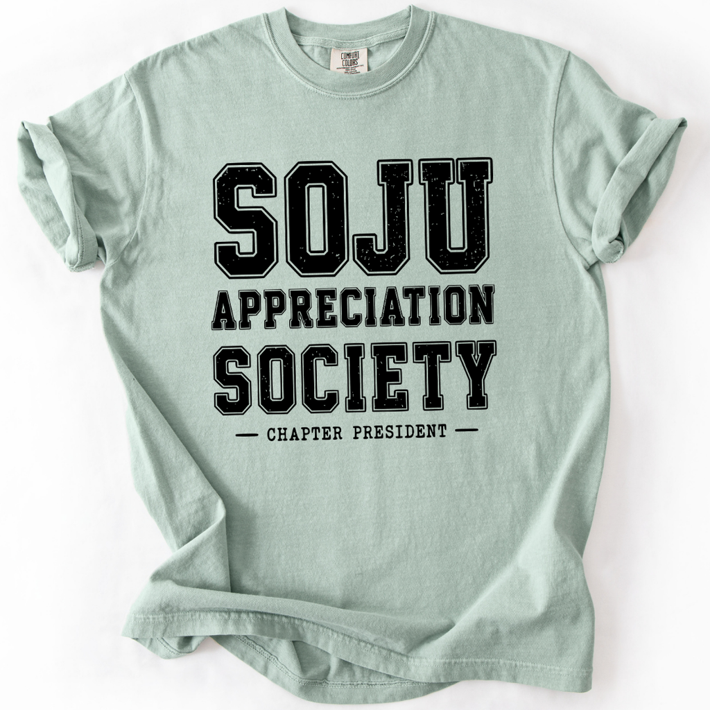 Soju Appreciation Society Chapter President T-shirt