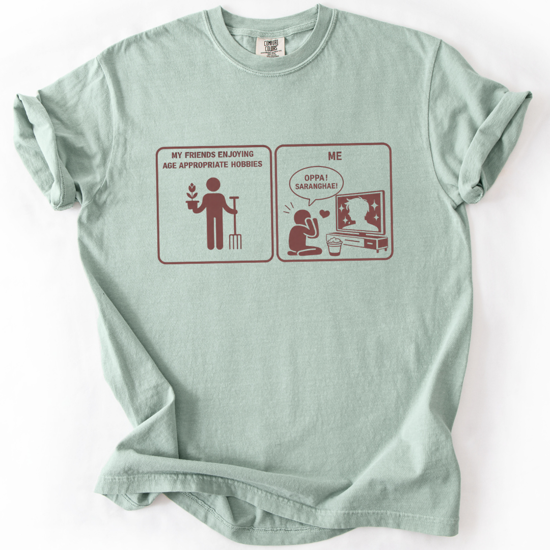 Age Appropriate Hobbies K-Drama T-shirt
