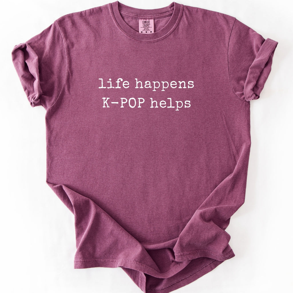 Life Happens K-Pop Helps T-shirt