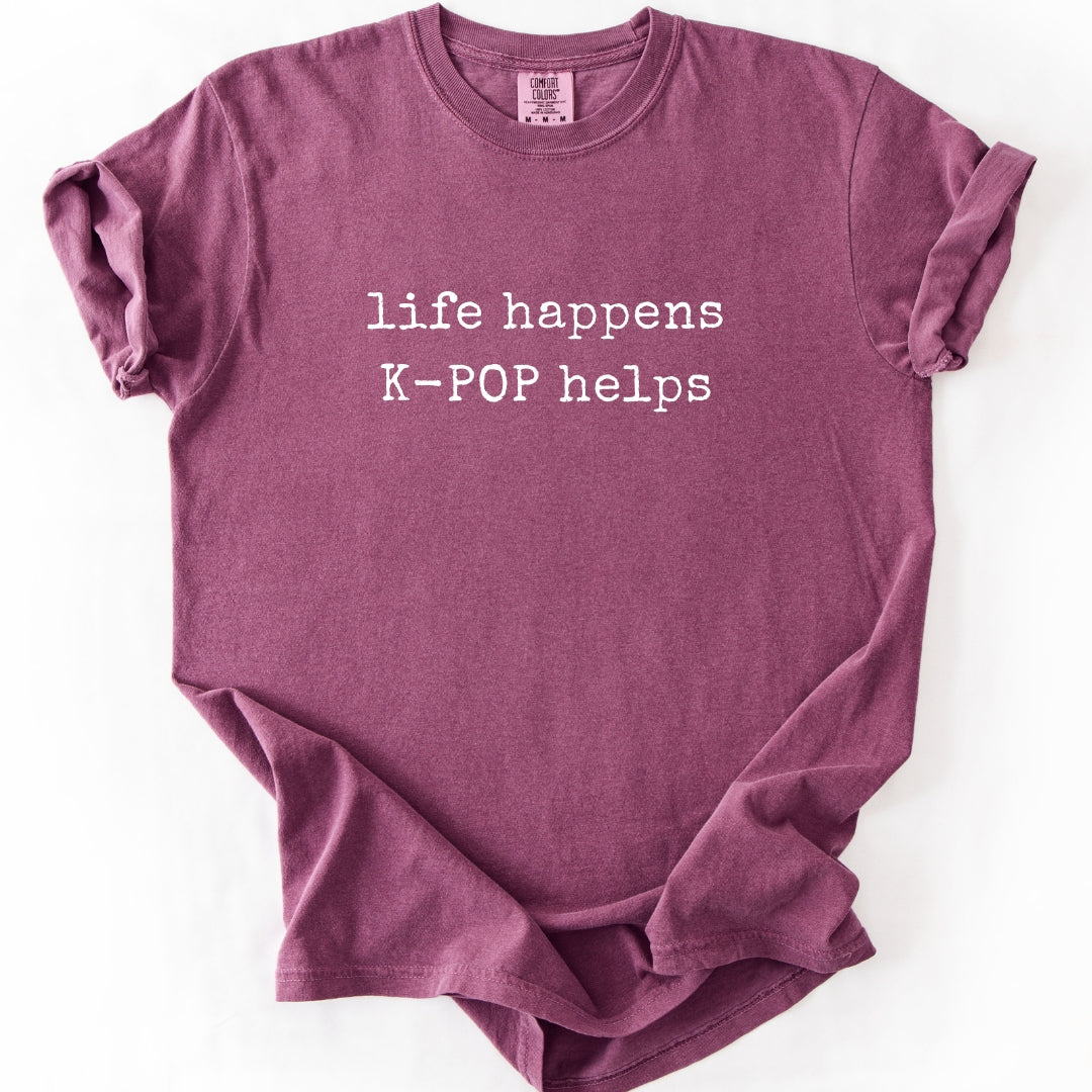 Life Happens K-Pop Helps T-shirt