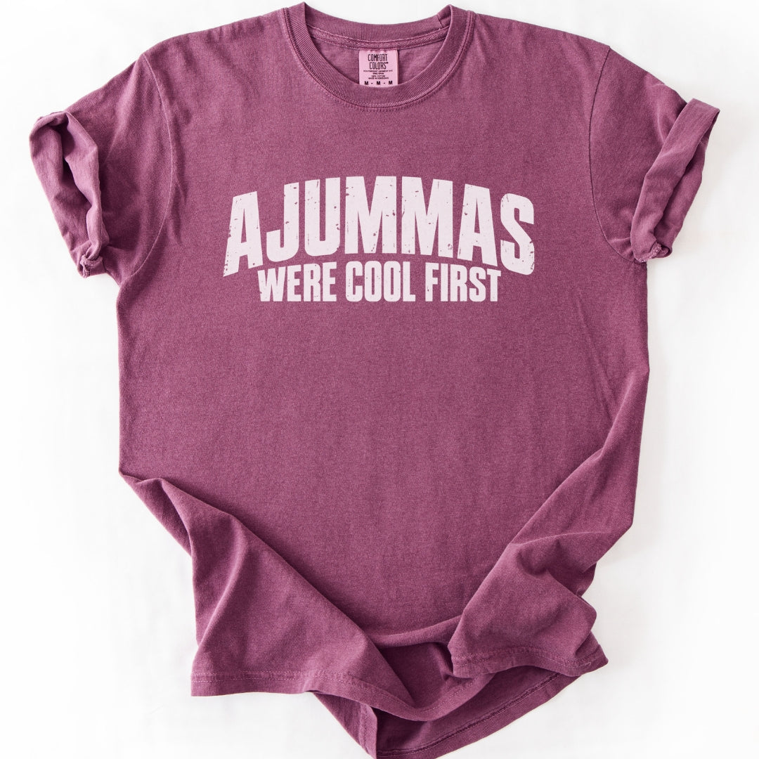 Ajummas Were Cool First | Korean Statement T-Shirt