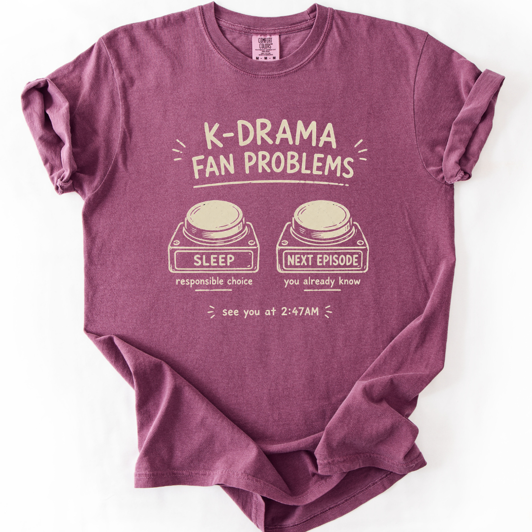 Sleep vs Next Episode Funny K-Drama T-Shirt