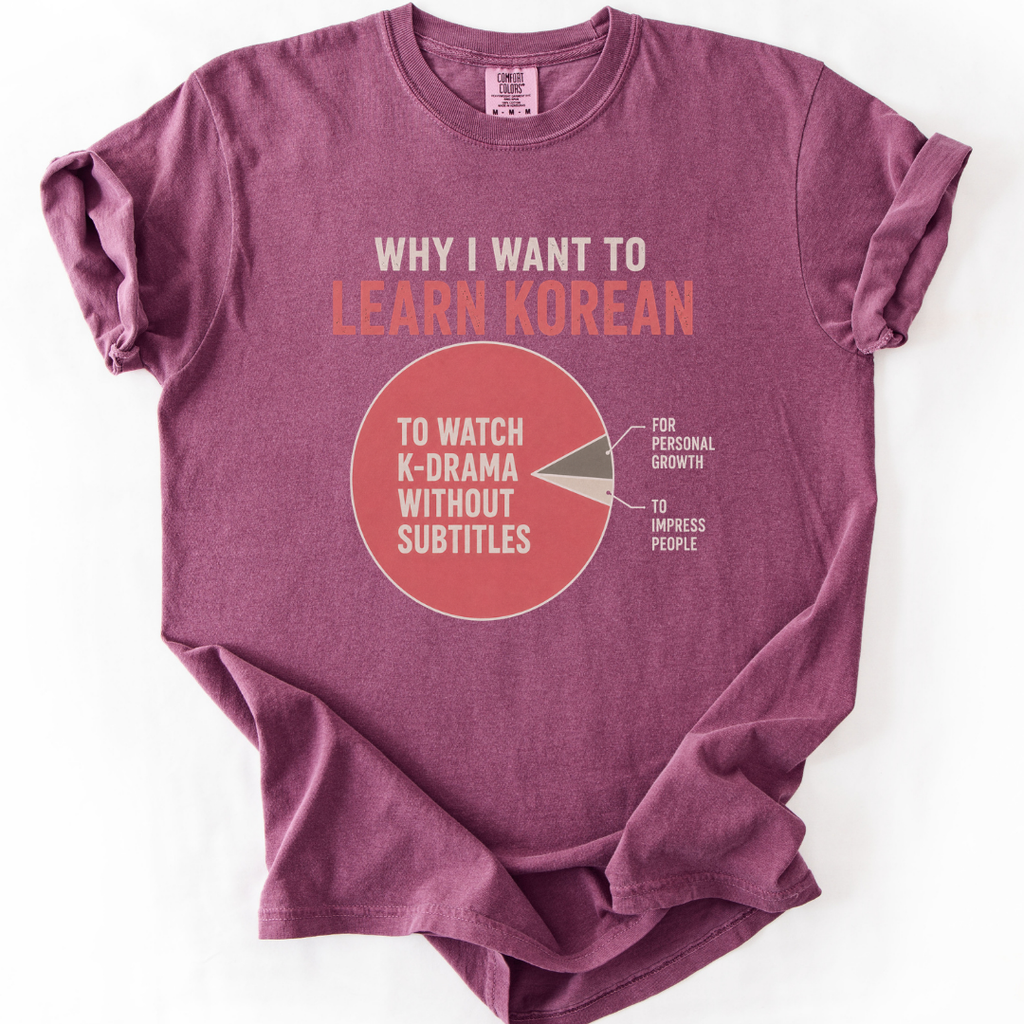 Why I Want To Learn Korean T-Shirt
