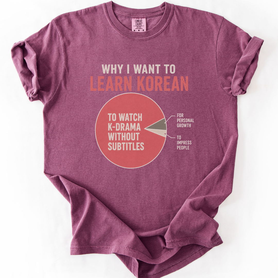 Why I Want To Learn Korean T-Shirt