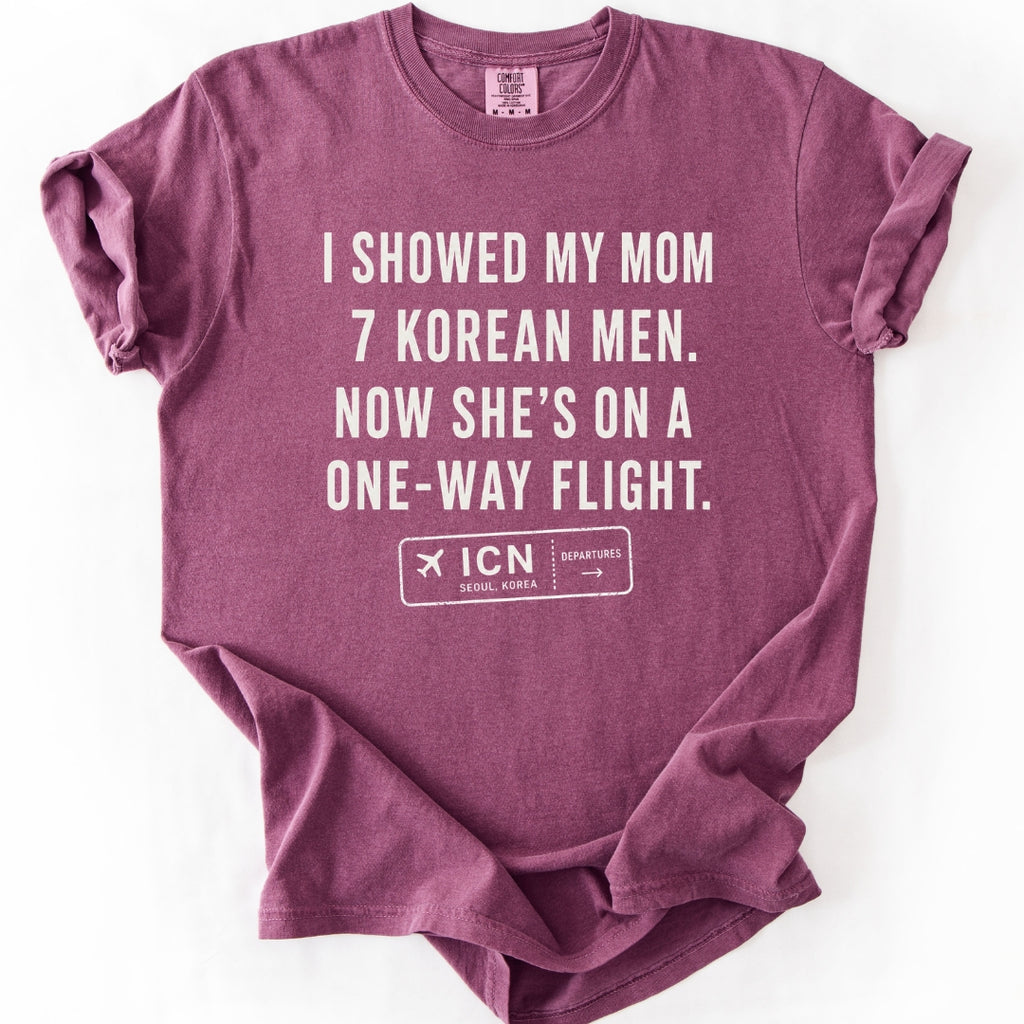 I Showed My Mom 7 Korean Men | Funny K-Pop T-Shirt