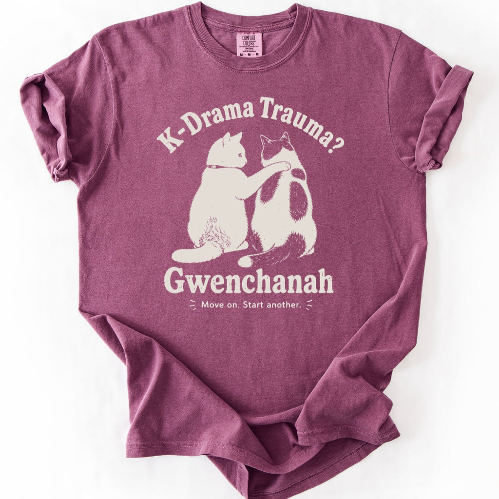 K-Drama Trauma? Gwenchanah. | Funny Korean Cat T-Shirt