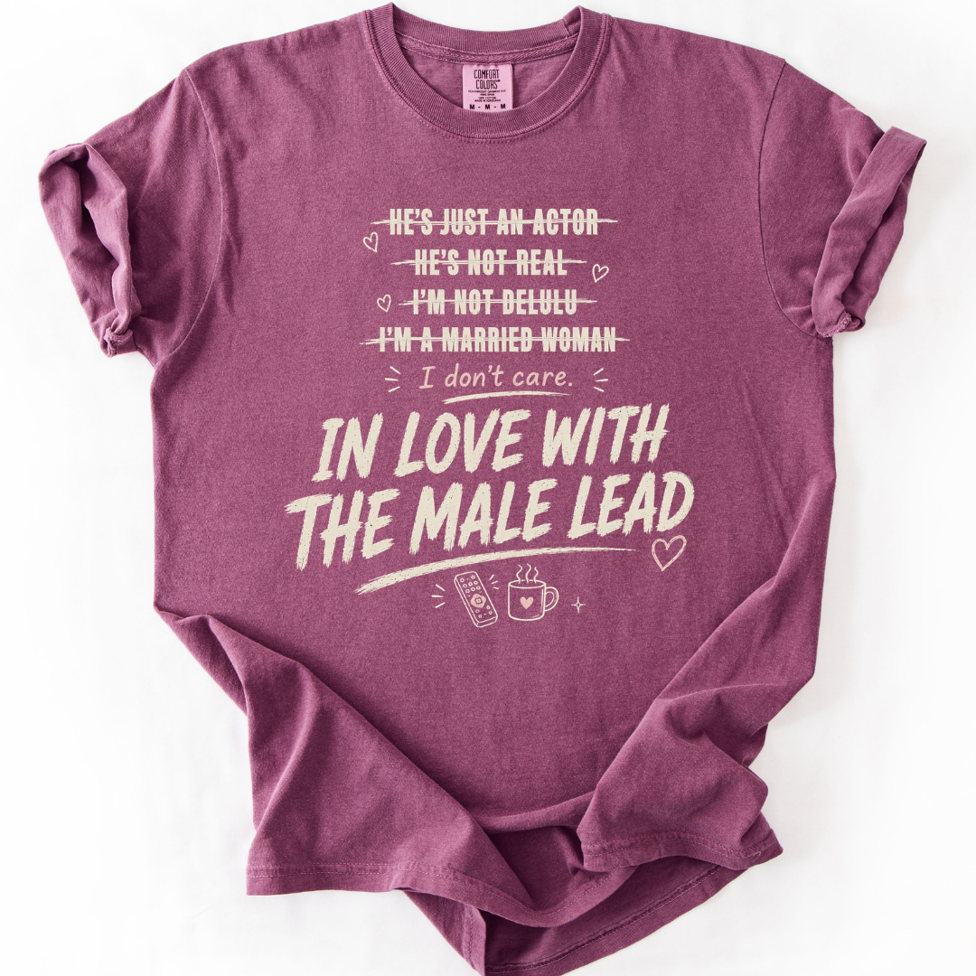 In Love With The Male Lead Funny K-Drama T-Shirt