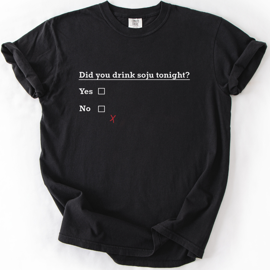 Did You Drink Soju Tonight? T-shirt