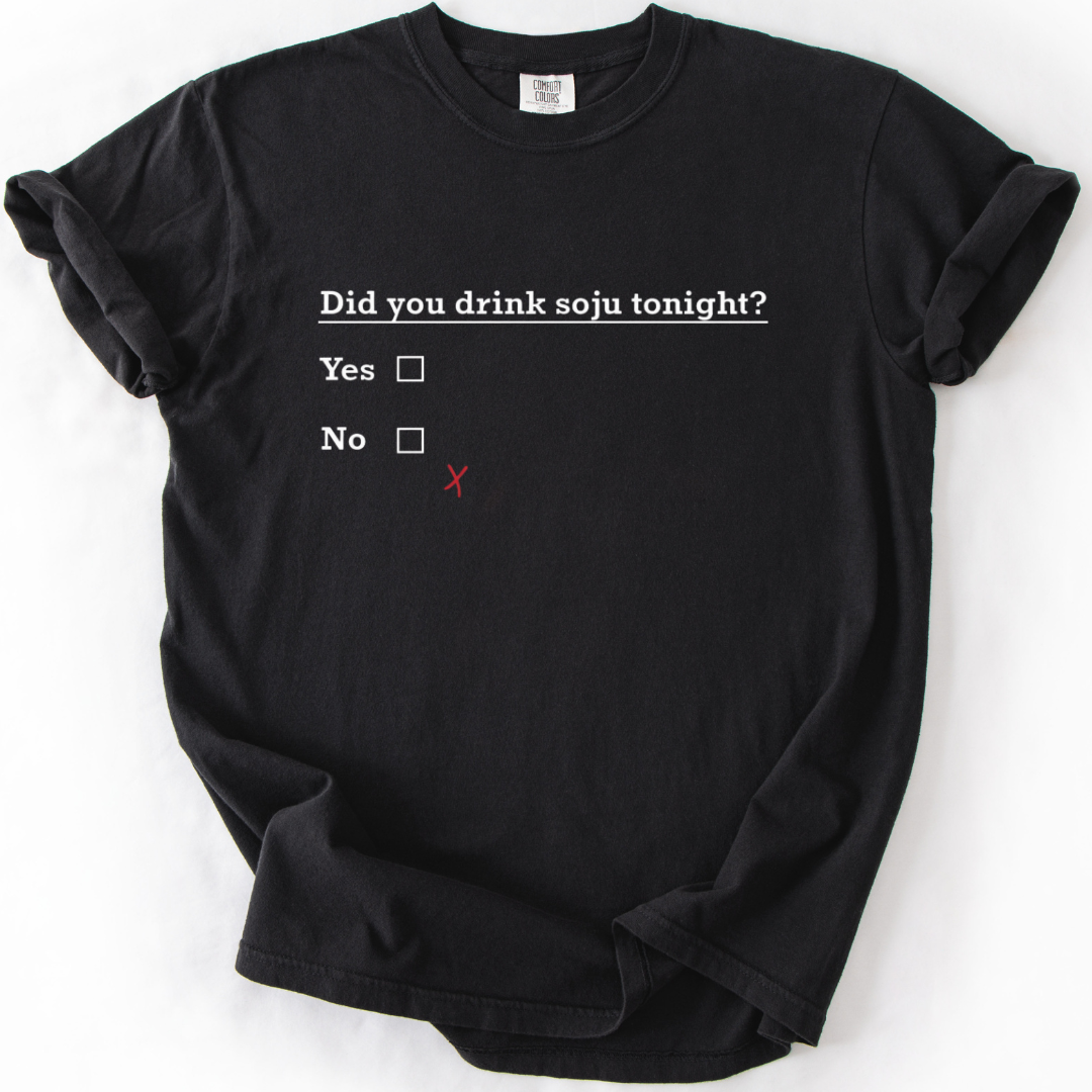 Did You Drink Soju Tonight? T-shirt