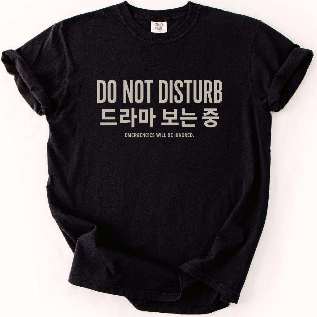 Do Not Disturb 드라마 보는 중 | K-Drama T-Shirt