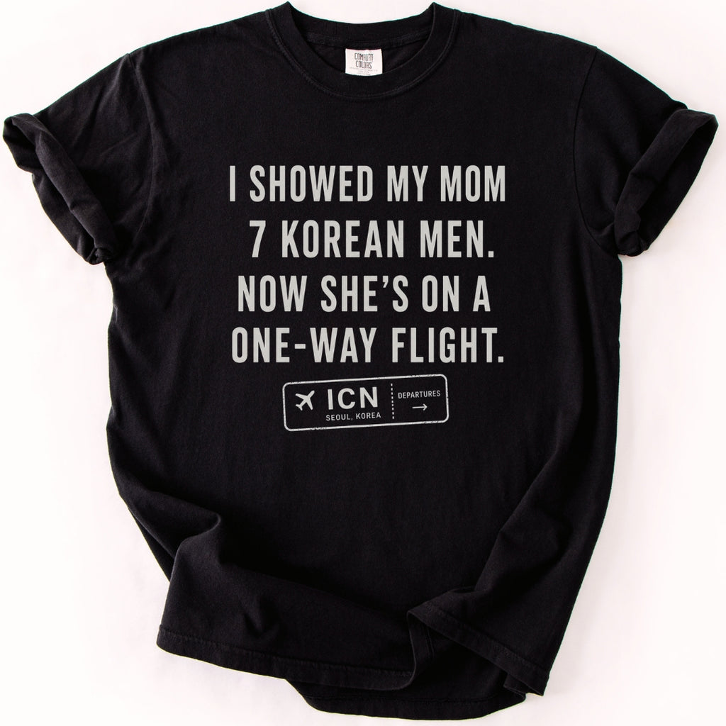 I Showed My Mom 7 Korean Men | Funny K-Pop T-Shirt