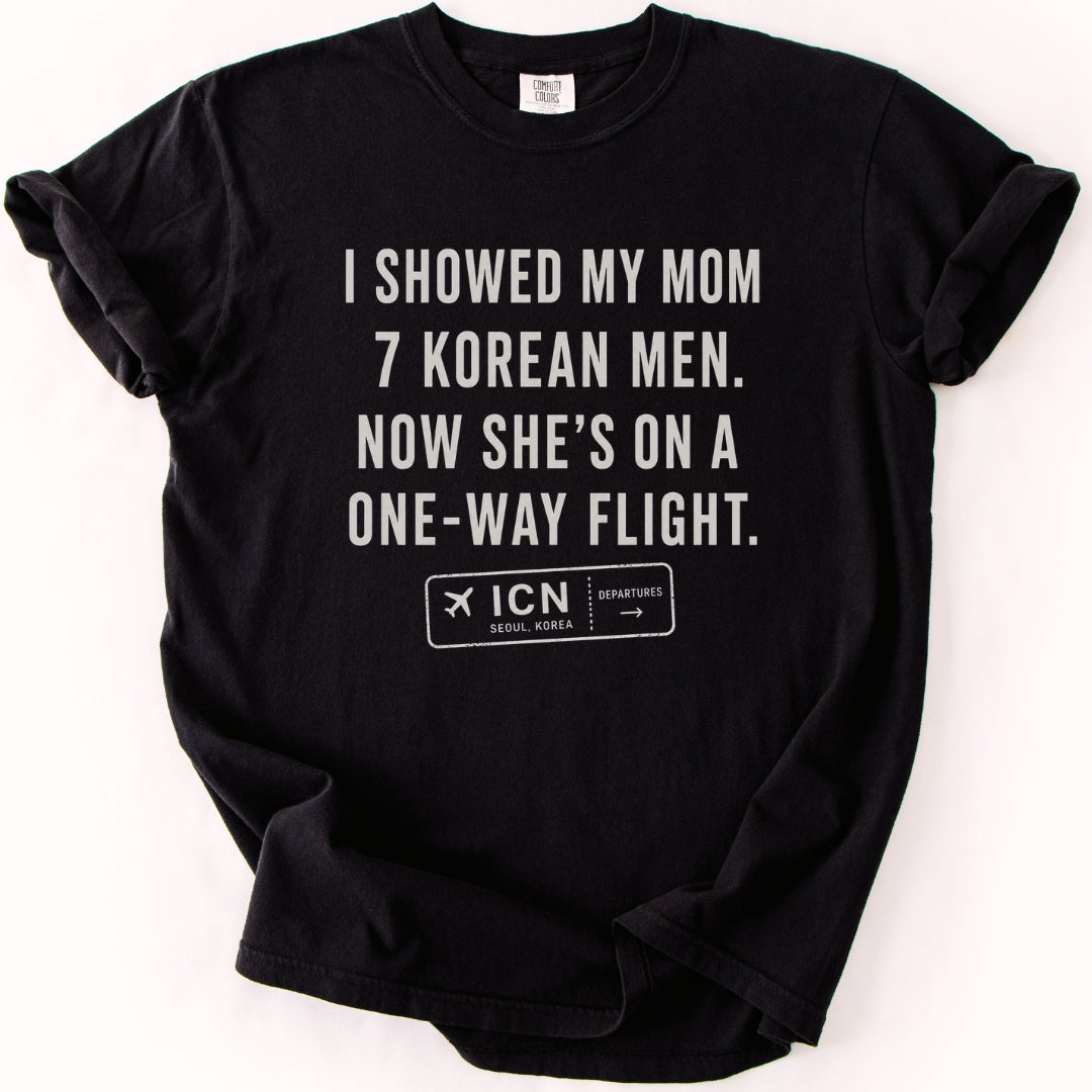 I Showed My Mom 7 Korean Men | Funny K-Pop T-Shirt