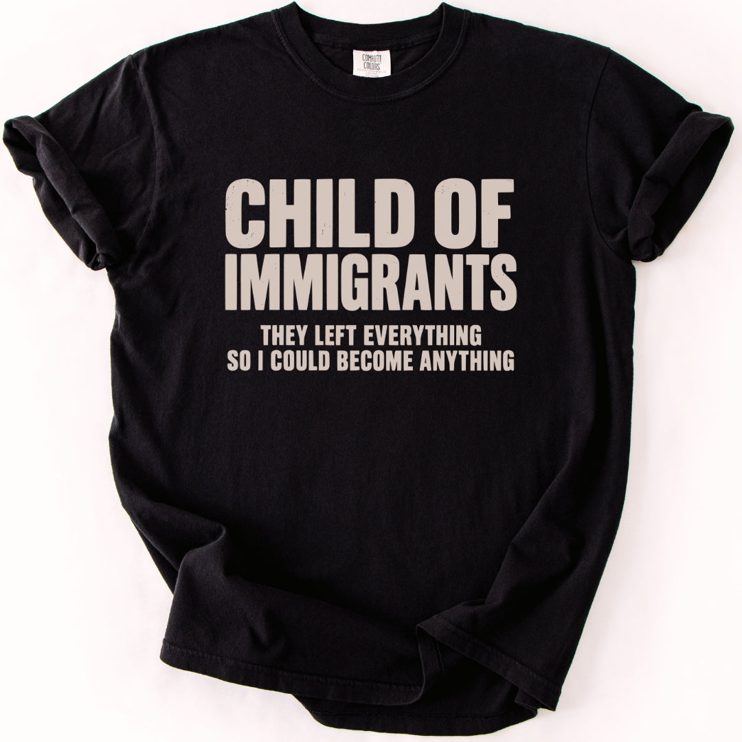 Child of Immigrants Heritage Graphic T-Shirt