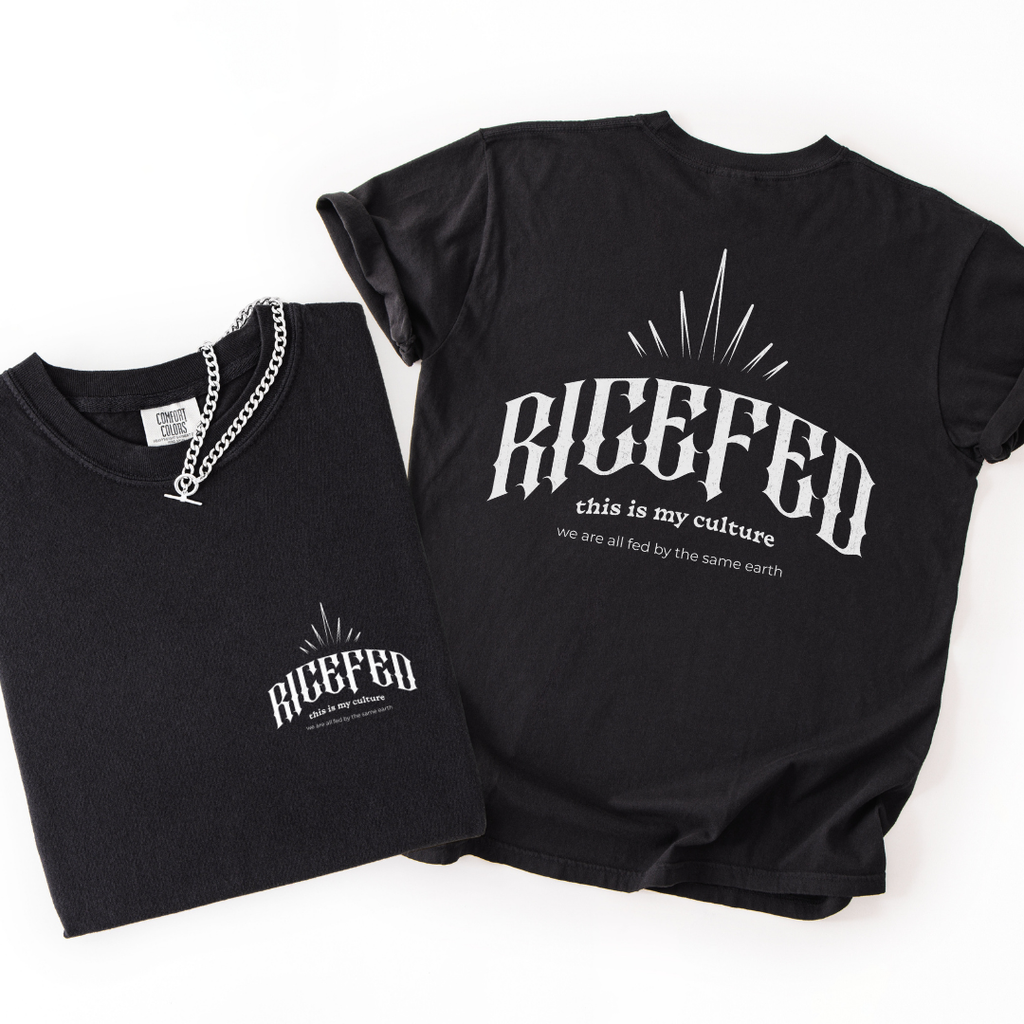 RICEFED Back Print T-shirt