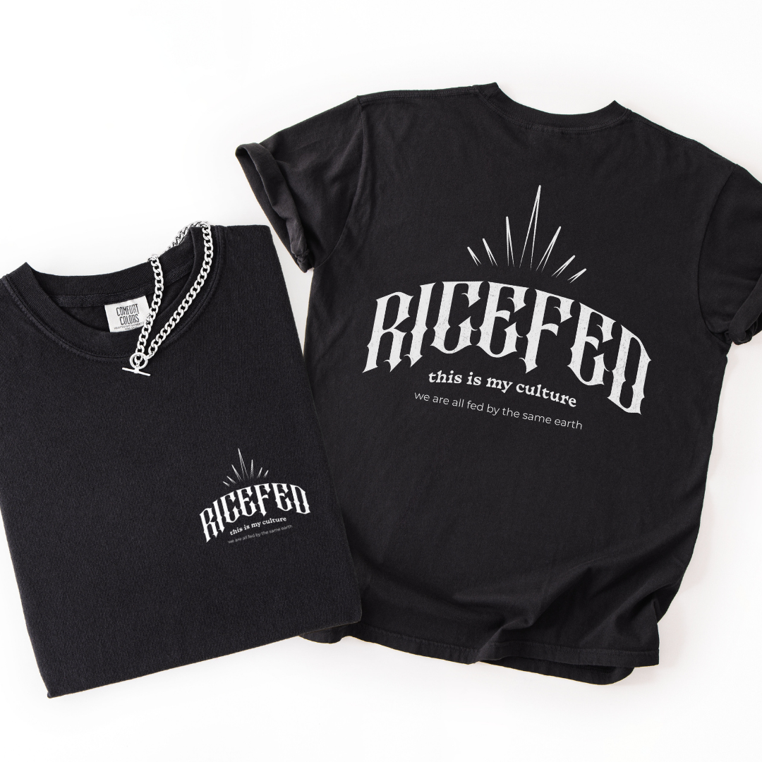 RICEFED Back Print T-shirt