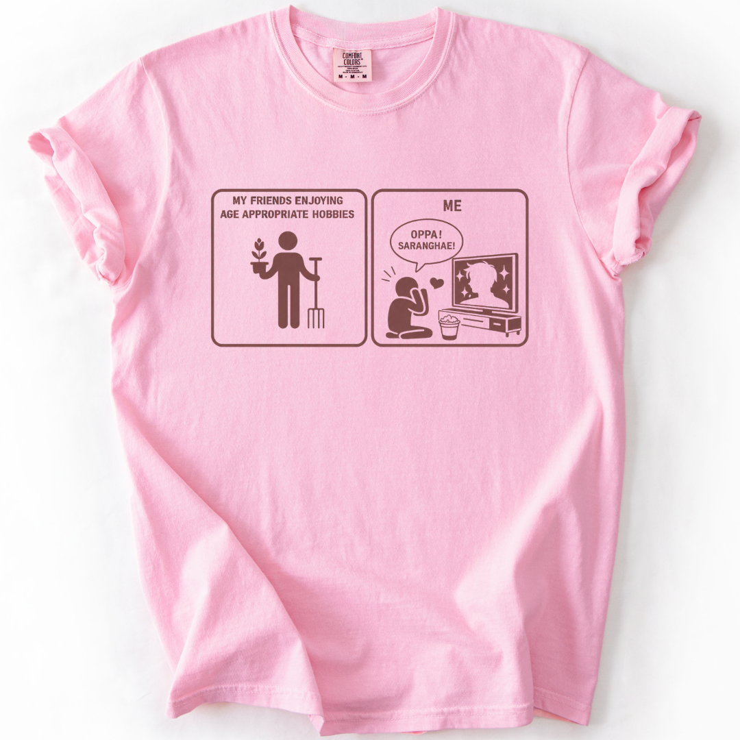 Age Appropriate Hobbies K-Drama T-shirt