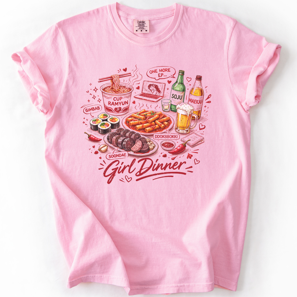 Korean Girl Dinner  T-shirt