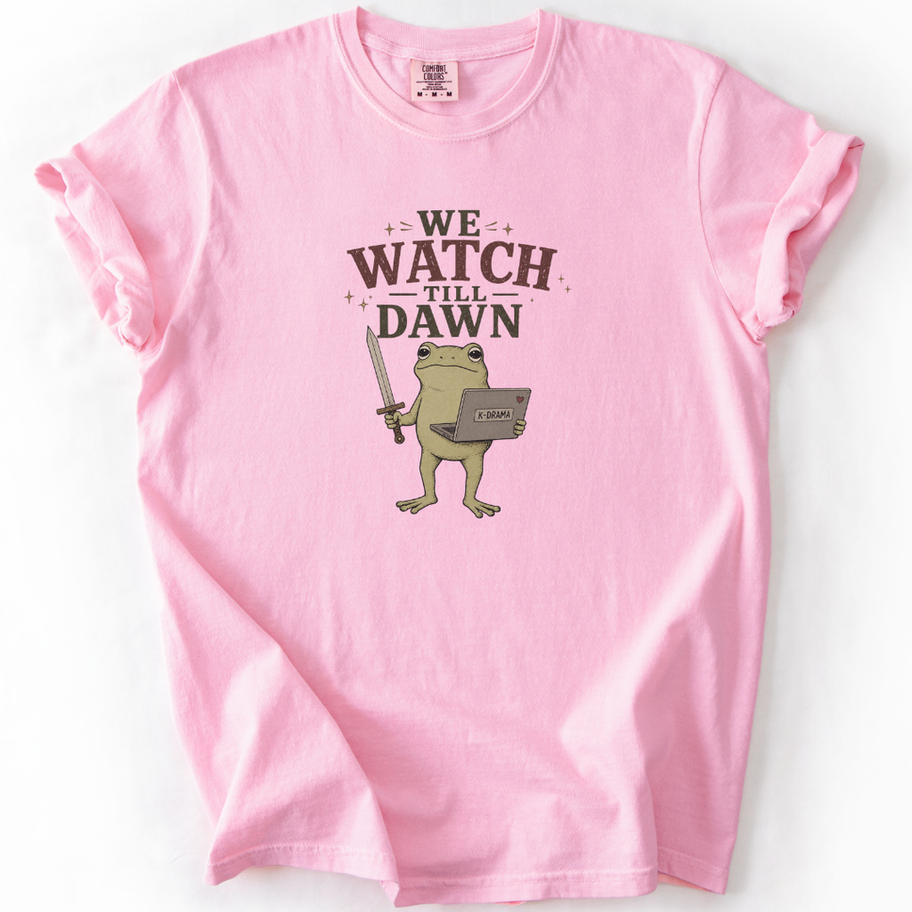 We Watch Till Dawn Frog K-Drama T-Shirt
