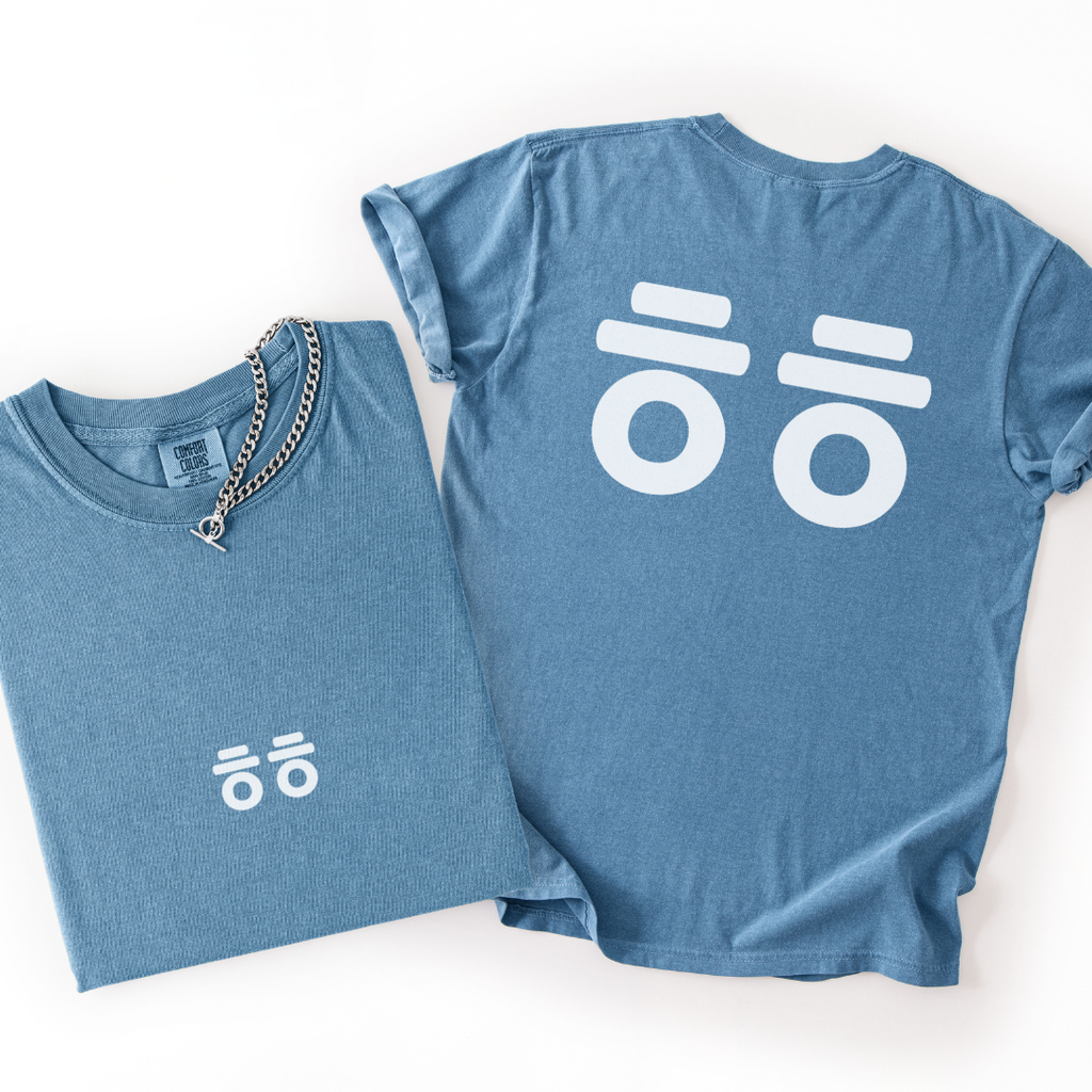 ㅎㅎ Korean Laugh Back Print T-shirt
