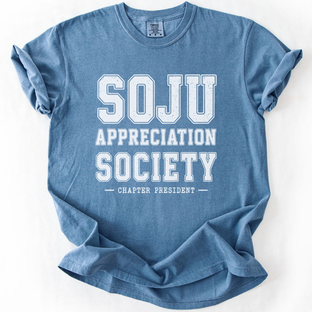 Soju Appreciation Society Funny Soju T-shirt