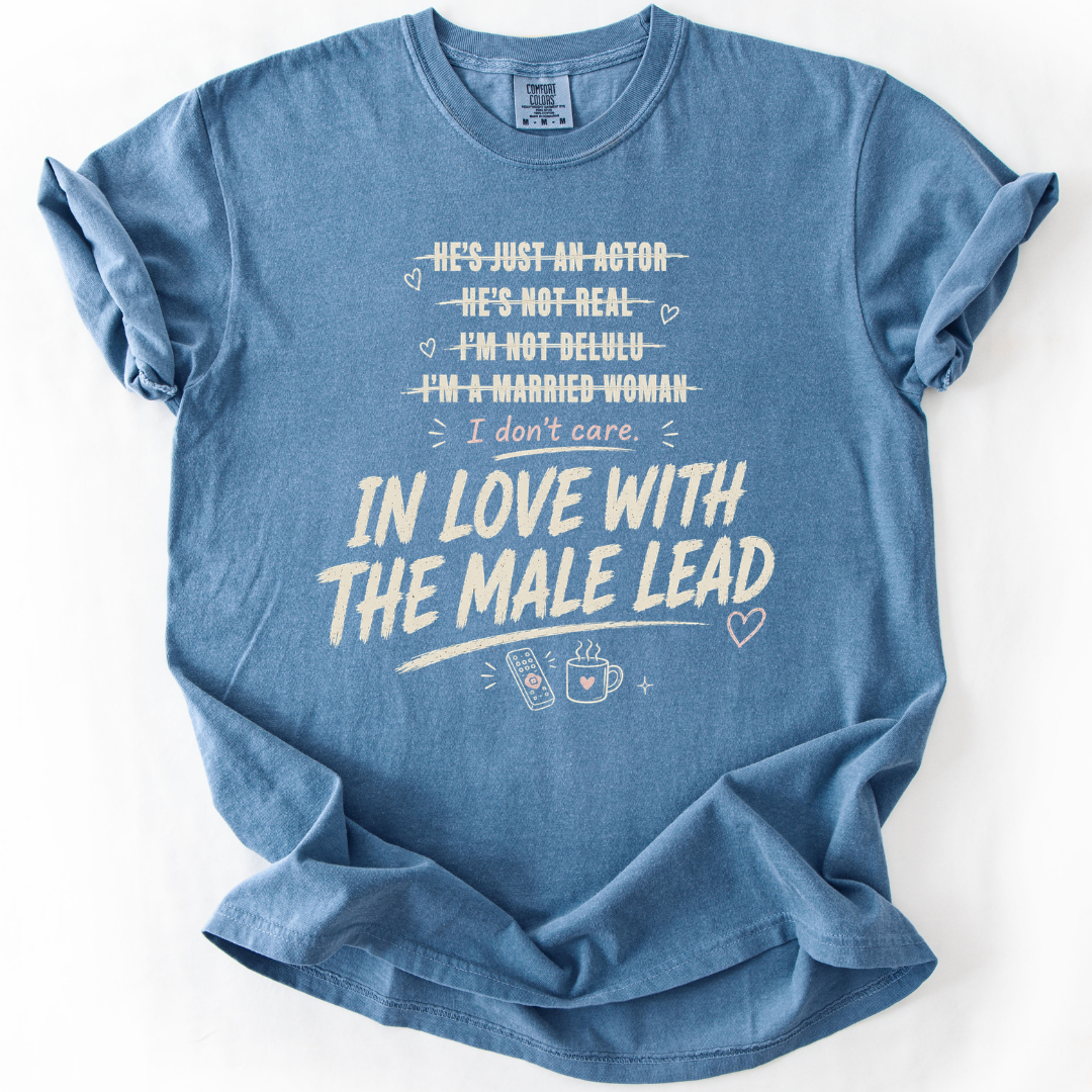 In Love With The Male Lead Funny K-Drama T-Shirt