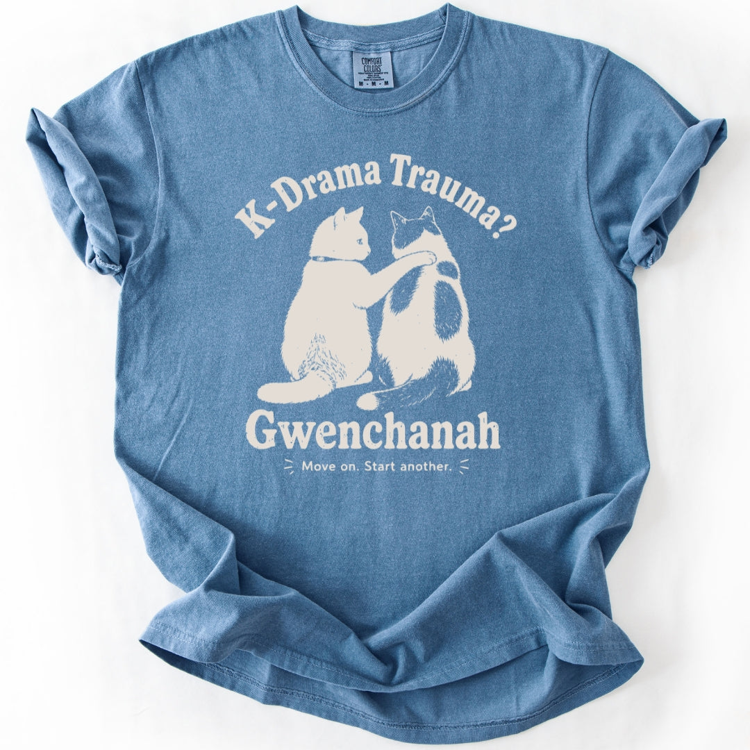 K-Drama Trauma? Gwenchanah. | Funny Korean Cat T-Shirt
