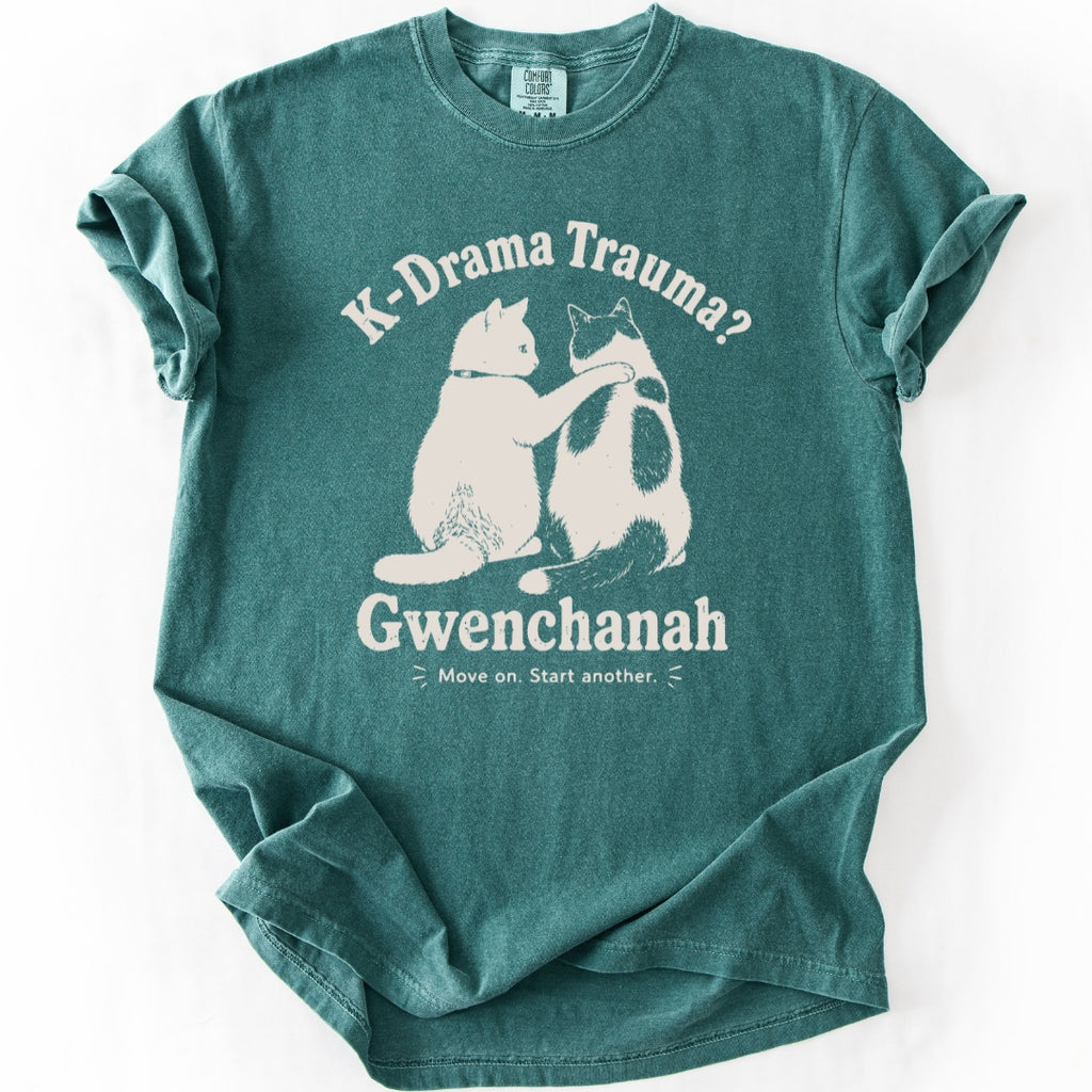 K-Drama Trauma? Gwenchanah. | Funny Korean Cat T-Shirt