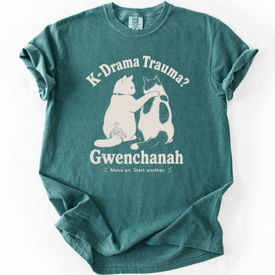 K-Drama Trauma? Gwenchanah. | Funny Korean Cat T-Shirt