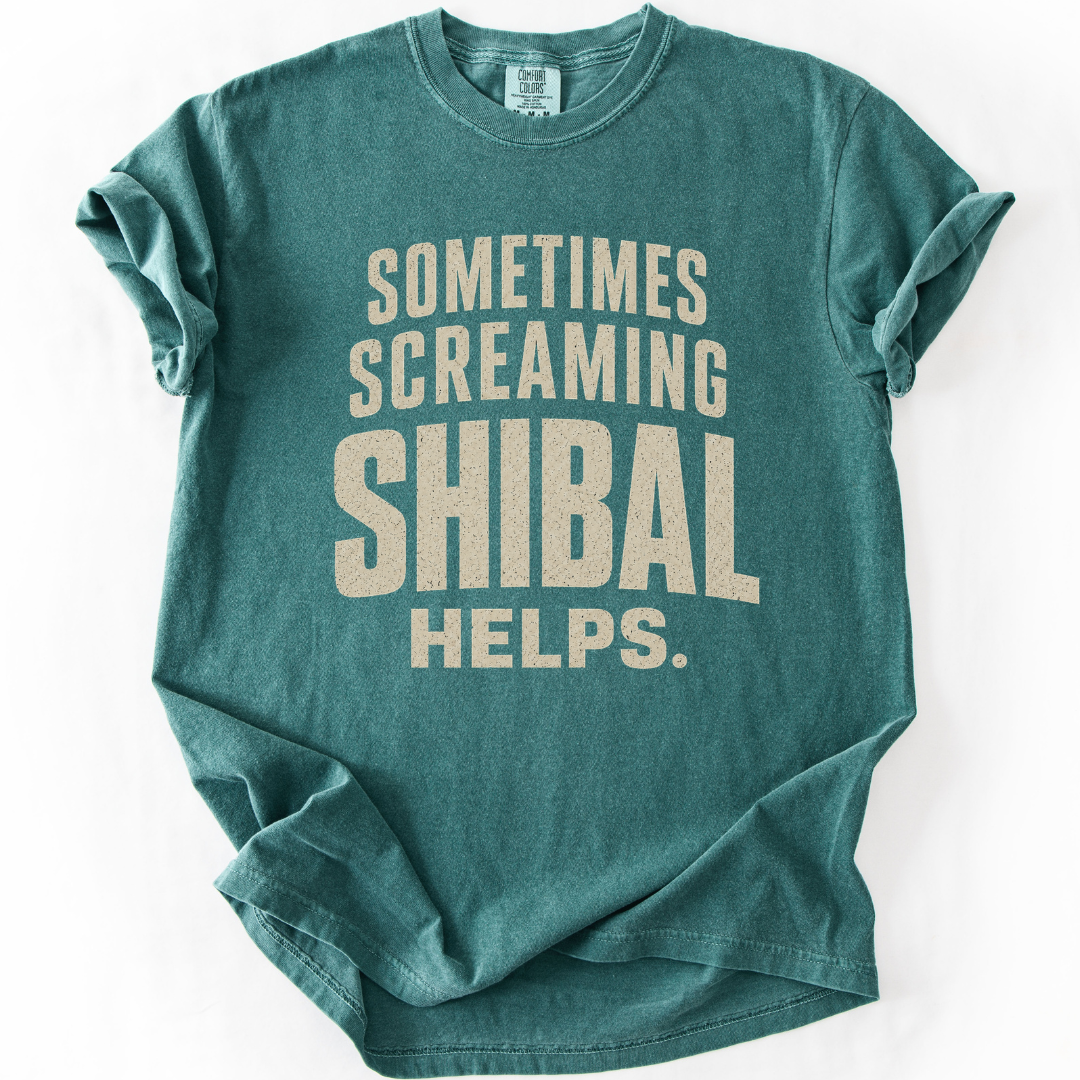 Sometimes Screaming Shibal Helps T-Shirt