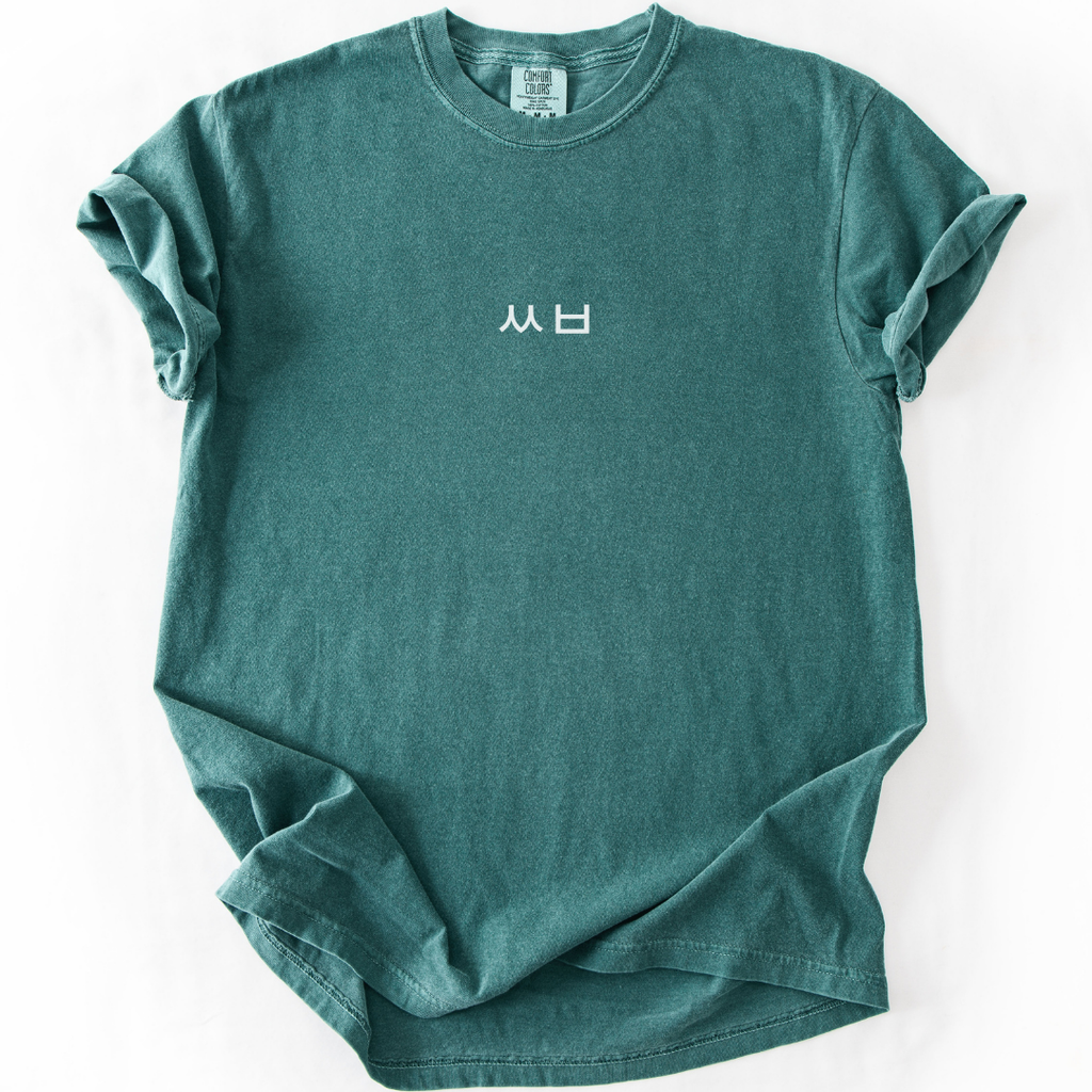 ㅆㅂ Minimal Text Korean Humor T-Shirt