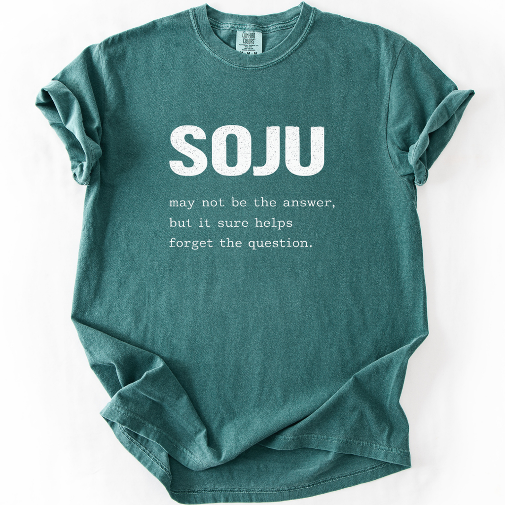 Soju May Not Be the Answer - Funny Soju T-Shirt