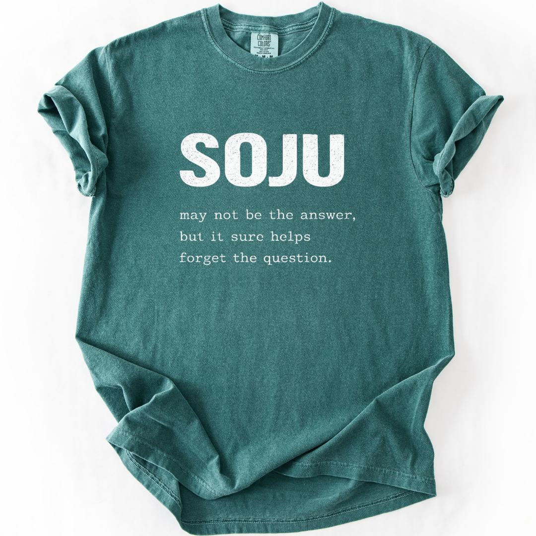 Soju May Not Be the Answer - Funny Soju T-Shirt