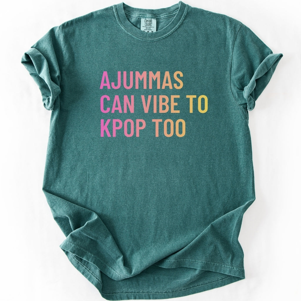 Ajumma Can Vibe to K-Pop Too T-shirt