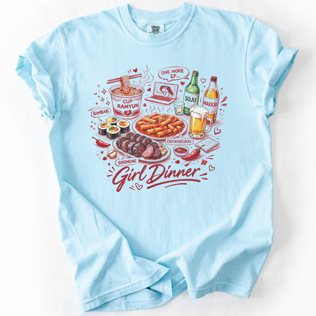 Korean Girl Dinner  T-shirt