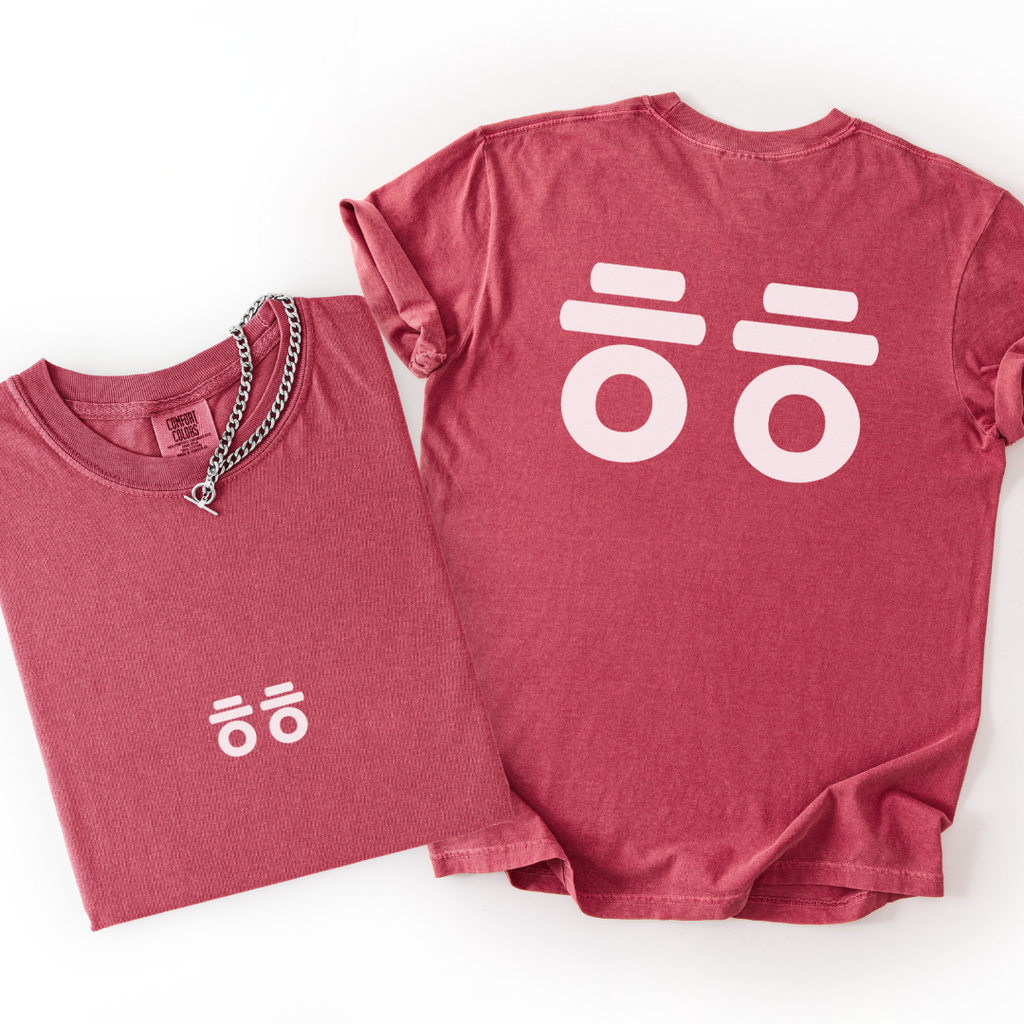 ㅎㅎ Korean Laugh Back Print T-shirt