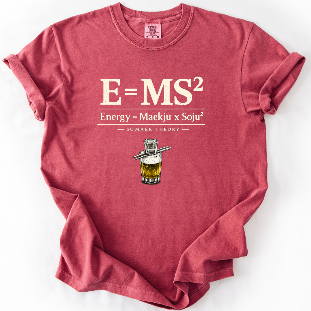 E=MS² Somaek Korean Drinking Culture T-Shirt