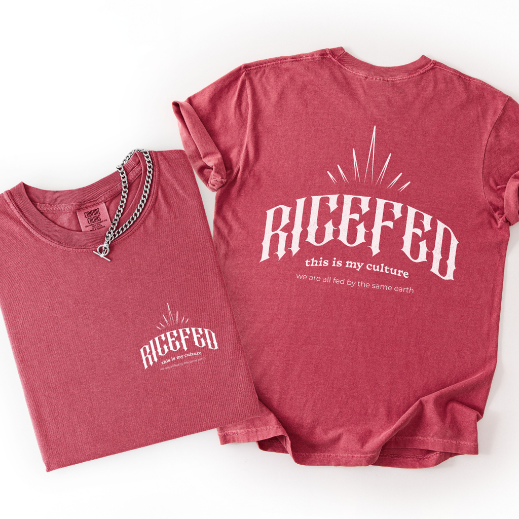RICEFED Back Print T-shirt