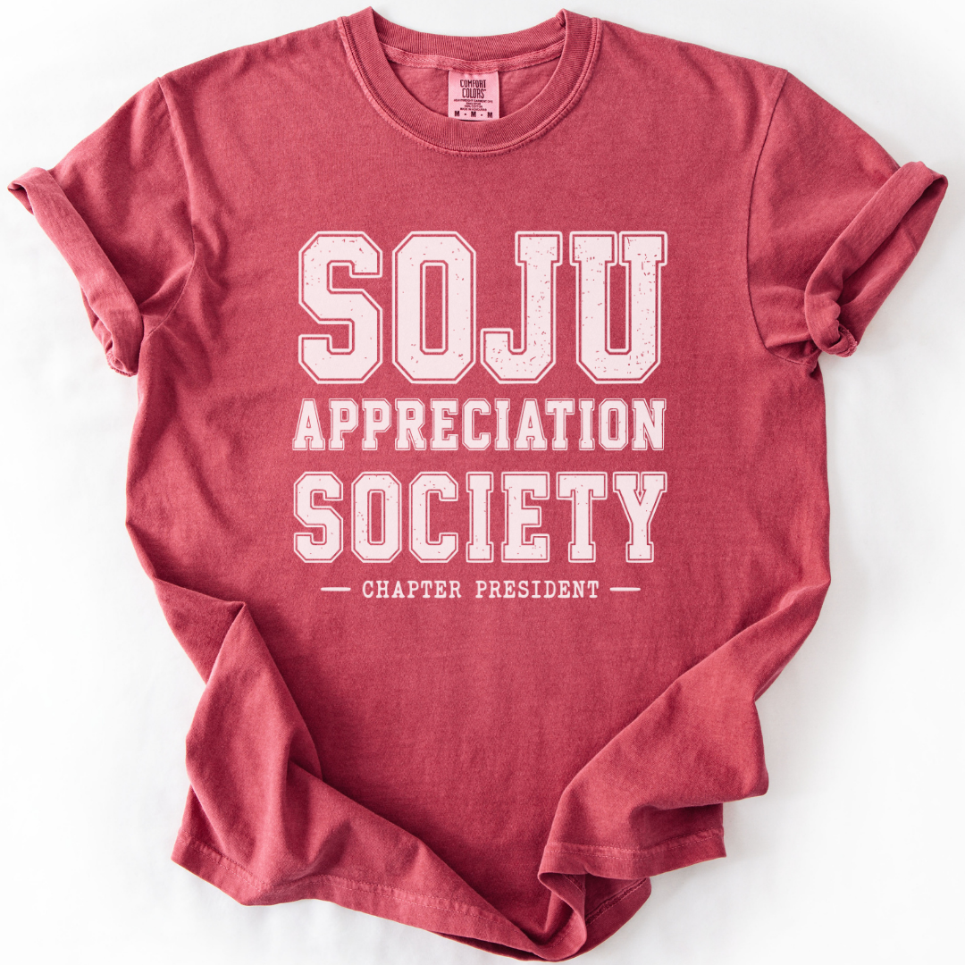 Soju Appreciation Society Funny Soju T-shirt