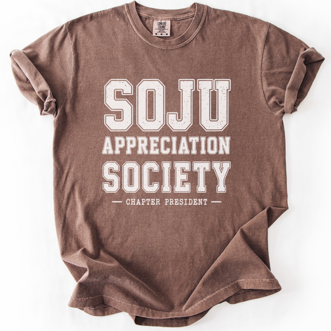 Soju Appreciation Society Funny Soju T-shirt