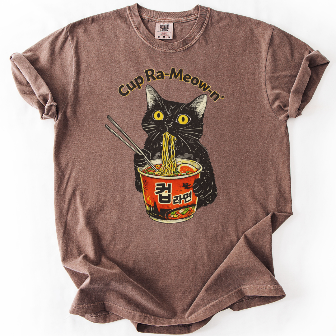 Cup Ra-Meow-n' T-shirt