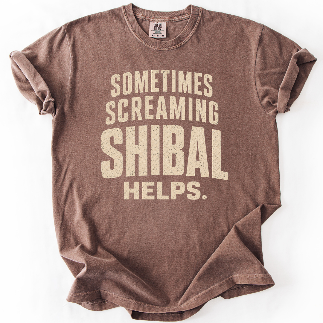 Sometimes Screaming Shibal Helps T-Shirt