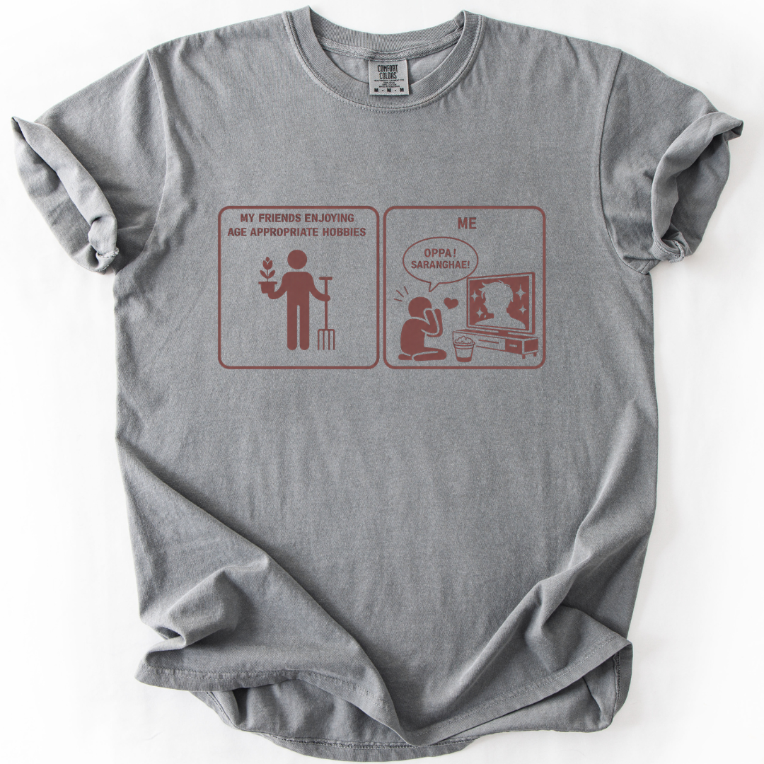 Age Appropriate Hobbies K-Drama T-shirt