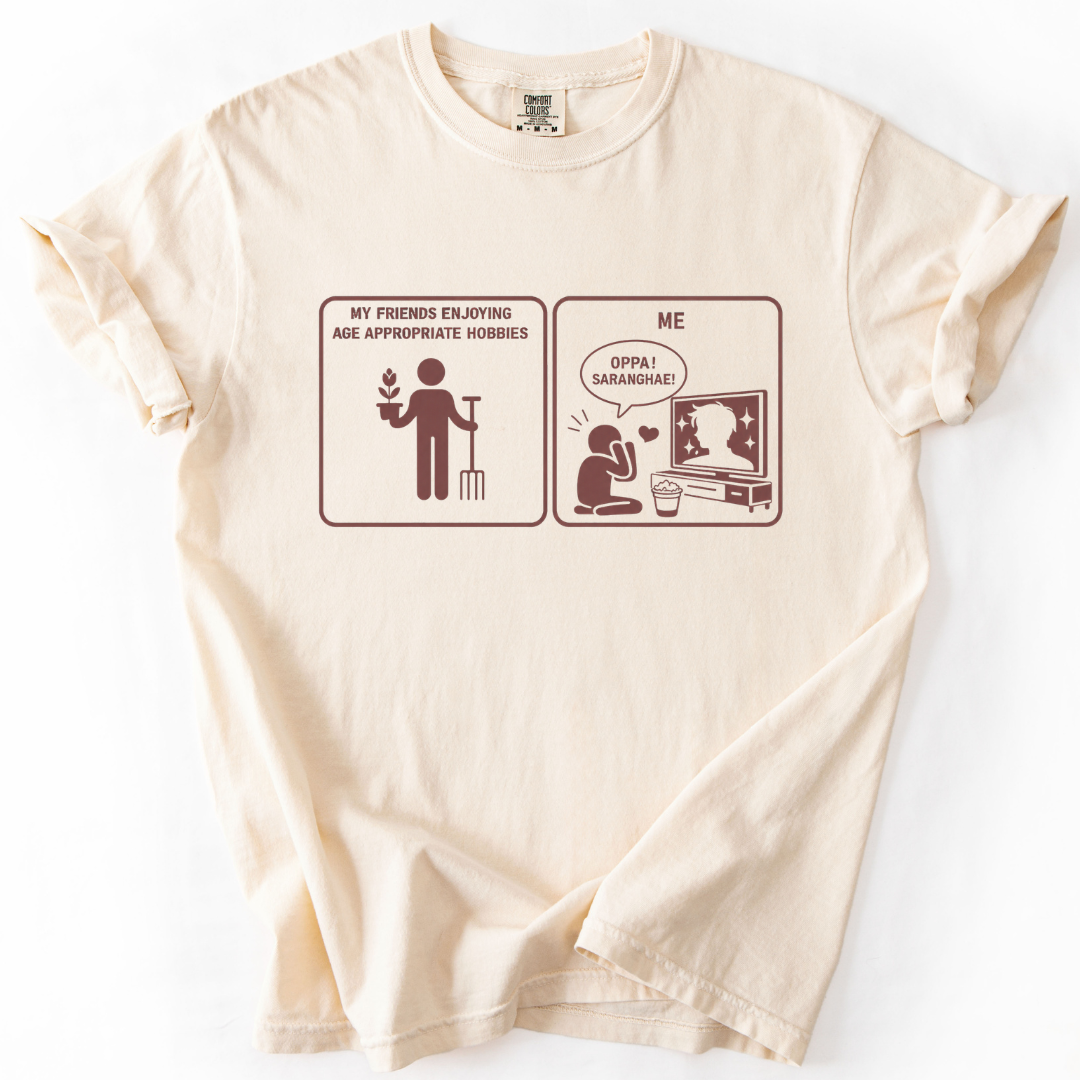 Age Appropriate Hobbies K-Drama T-shirt