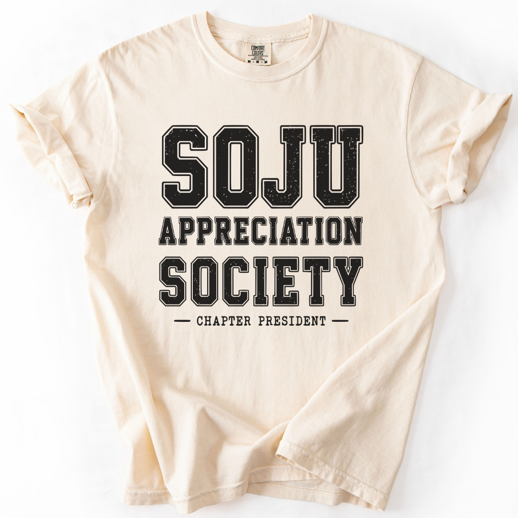 Soju Appreciation Society Chapter President T-shirt