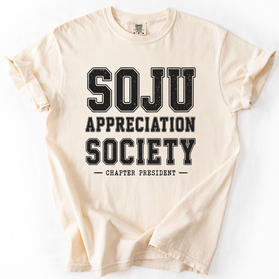 Soju Appreciation Society Chapter President T-shirt