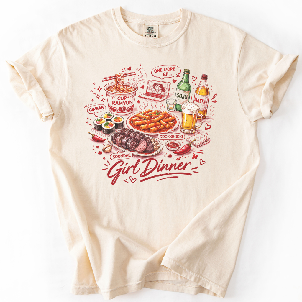 Korean Girl Dinner  T-shirt
